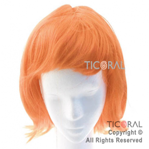 PELUCA PELO CORTO NARANJA HS1347-5 x 1